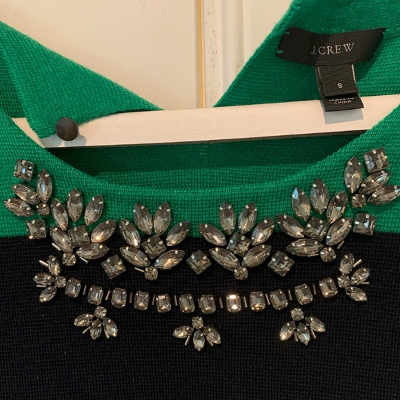 J. Crew Rugby Rhinestone Sweater - Picture 2 of 2